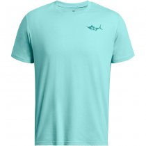 Under Armour Mens Marlin Short Sleeve - Radial Turquoise / Coastal Teal - S