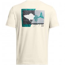 Under Armour Mens Walleye Short Sleeve - Summit White / Coastal Teal - S