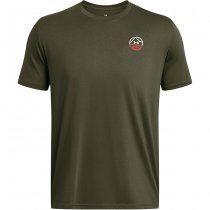 Under Armour Mens Outdoor Cube Short Sleeve - Olive