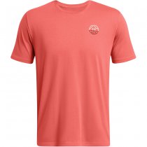 Under Armour Mens Outdoor Cube Short Sleeve - Coho / Summit White - 3XL
