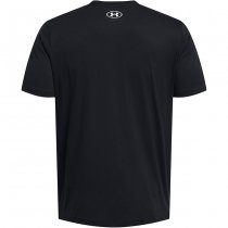 Under Armour Mens Sportstyle Logo Short Sleeve - Black / White - 2XL
