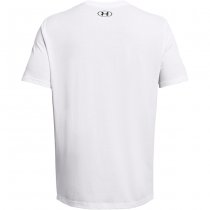Under Armour Mens Sportstyle Logo Short Sleeve - White / Black - M