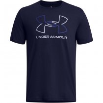 Under Armour Mens Foundation Short Sleeve - Navy Blue