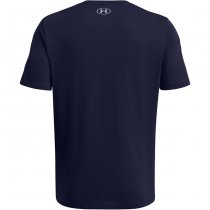Under Armour Mens Foundation Short Sleeve - Navy Blue - 3XL