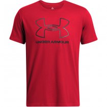 Under Armour Mens Foundation Short Sleeve - Red - L