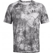 Under Armour Mens Freedom Camo T-Shirt - Mod Grey / Black - M