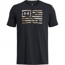 Under Armour Mens Freedom Flag Printed T-Shirt - Black - M