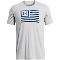 Under Armour Mens Freedom Flag Printed T-Shirt - Mod Grey - 3XL