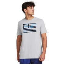 Under Armour Mens Freedom Flag Printed T-Shirt - Mod Grey - L