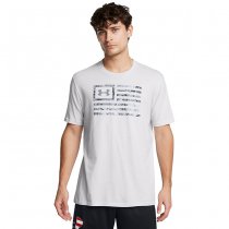 Under Armour Mens Freedom Flag Printed T-Shirt - Halo Grey - L