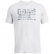 Under Armour Mens Freedom Flag Printed T-Shirt - Halo Grey - S