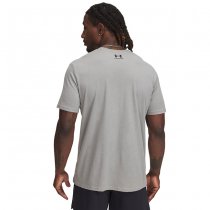 Under Armour Mens Freedom Flag Printed T-Shirt - Steel Medium Heather / Black - XL