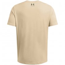 Under Armour Mens Freedom Flag Printed T-Shirt - Desert Sand - M