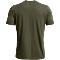 Under Armour Mens Freedom Flag Printed T-Shirt - Marine OD Green - S