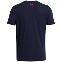 Under Armour Mens Freedom Flag Printed T-Shirt - Navy Blue - S