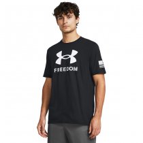 Under Armour Mens Freedom Logo T-Shirt - Black / White - 2XL