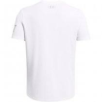 Under Armour Mens Freedom Logo T-Shirt - White / Steel - XL