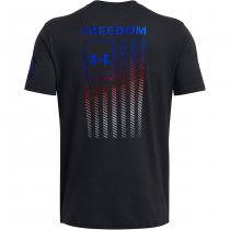 Under Armour Mens Freedom Flag Gradient T-Shirt - Black / Team Royal - 3XL