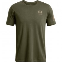 Under Armour Mens Freedom Flag Gradient T-Shirt - Marine OD Green - M