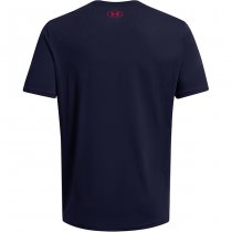 Under Armour Mens Freedom Amp T-Shirt - Midnight Navy - 3XL