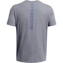Under Armour Mens Freedom Amp Chest T-Shirt - Royal - S
