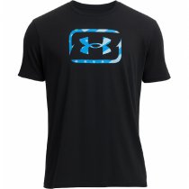 Under Armour Mens Freedom Hook T-Shirt - Anthracite / Ether Blue - 3XL