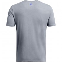 Under Armour Mens Freedom Hook T-Shirt - Heather Grey / Red - XL
