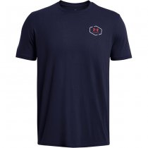 Under Armour Mens Freedom Marlin T-Shirt - Navy Blue - XL