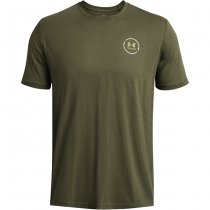 Under Armour Mens Freedom Bass Short Sleeve T-Shirt - Marine OD Green - L