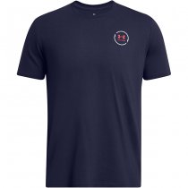 Under Armour Mens Freedom Bass Short Sleeve T-Shirt - Navy Blue