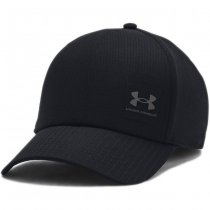 Under Armour Mens ArmourVent Stretch Fit Cap - Black / Grey
