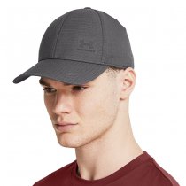 Under Armour Mens ArmourVent Stretch Fit Cap - Grey - L/XL