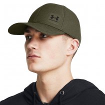 Under Armour Mens ArmourVent Stretch Fit Cap - Marine OD Green - L/XL