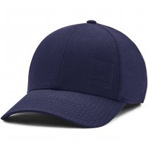 Under Armour Mens ArmourVent Stretch Fit Cap - Navy Blue
