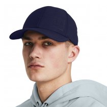 Under Armour Mens ArmourVent Stretch Fit Cap - Navy Blue - L/XL