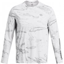 Under Armour Mens Fish Pro Camo T-Shirt - Halo Grey - M