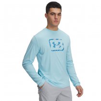 Under Armour Mens Fish Pro Freedom Long Sleeve - Stream / Ether Blue - M
