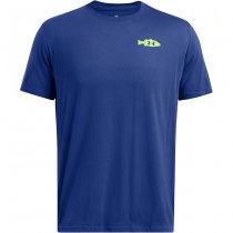 Under Armour Mens Bass Short Sleeve - Blue - M