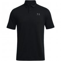 Under Armour Mens Tee To Green Freedom Polo - Black / Grey