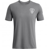 Under Armour Mens Freedom By Air T-Shirt - Heather Grey - L
