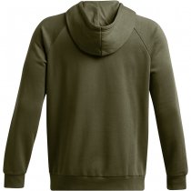 Under Armour Mens Rival Fleece Camo Chest Stripe Hoodie - Marine OD Green / White - 2XL