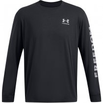 Under Armour Mens Freedom Flag Long Sleeve - Black / White - M