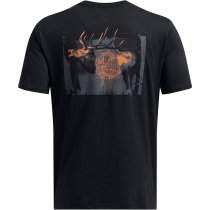 Under Armour Mens Schematic Elk Short Sleeve - Black / Grey - M