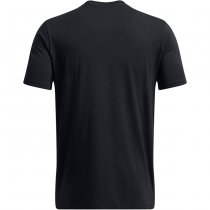 Under Armour Mens Sliced Wordmark Short Sleeve - Black / Blue - XL