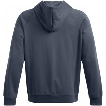 Under Armour Mens Rival Fleece Antler Hoodie - Downpour Grey / Gravel - 2XL