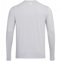 Under Armour Mens Fish Pro Chill Tackle Box Long Sleeve - Mod Grey / White - 3XL