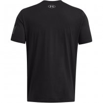 Under Armour Mens Freedom Military T-Shirt - Black / Titan Grey - 3XL