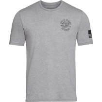 Under Armour Freedom Skull T-Shirt - Steel Light Heather / Black - M