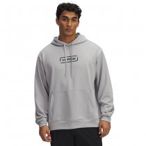 Under Armour Mens Fish Pro Terry Hoodie - Mod Grey / Black - 2XL