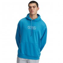Under Armour Mens Fish Pro Terry Hoodie - Ether Blue / Halo Grey - 2XL